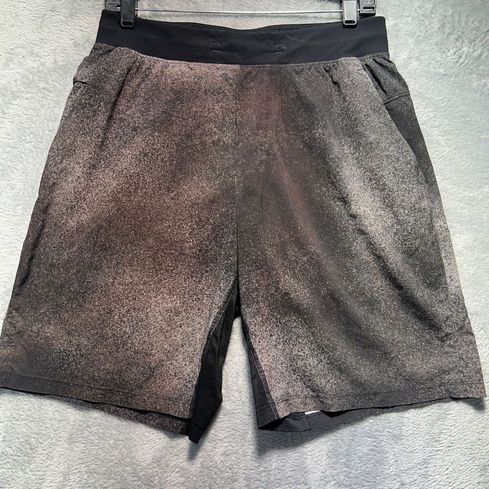Lululemon T.H.E Short Men’s Size Medium 9” Lined Ocean Spray Gray Black